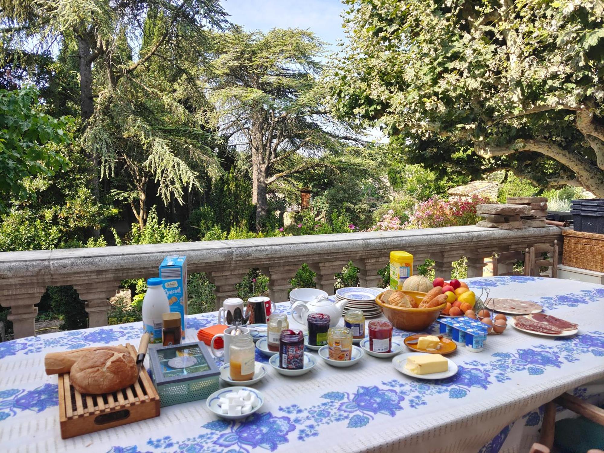 Rue Du Chateau A Cabrieres D'Avignon Bed & Breakfast Dış mekan fotoğraf