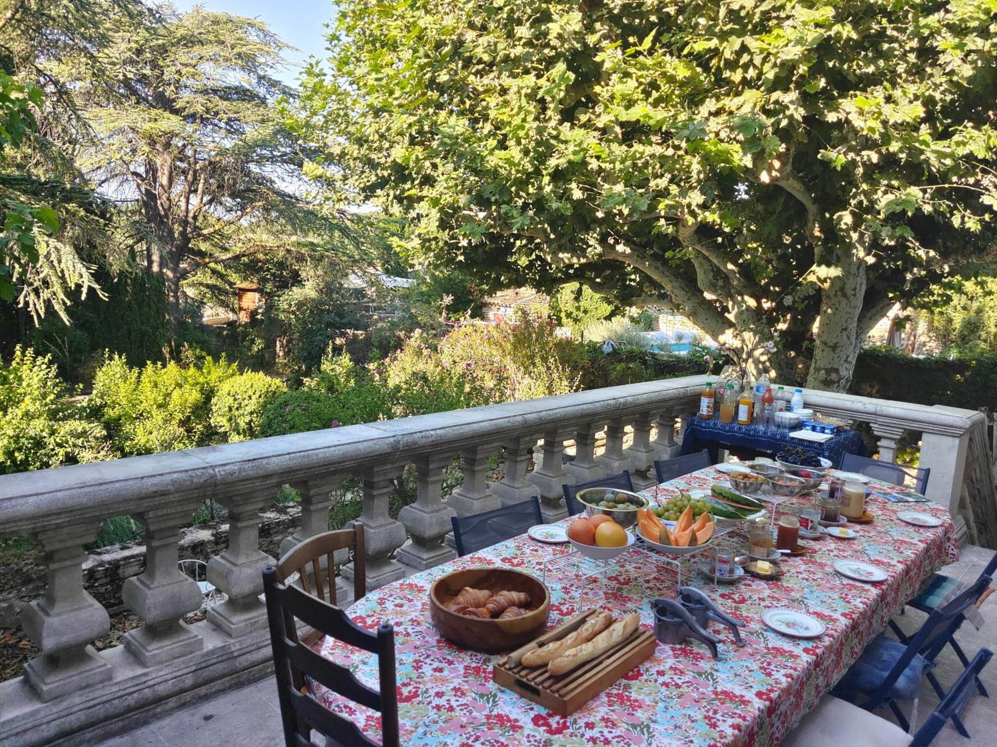 Rue Du Chateau A Cabrieres D'Avignon Bed & Breakfast Dış mekan fotoğraf